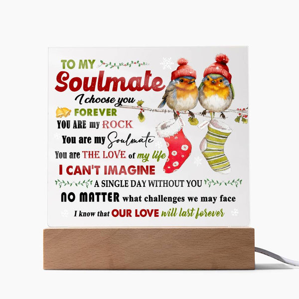 Soulmate-Last Forever-Acrylic Acrylic Square Plaque