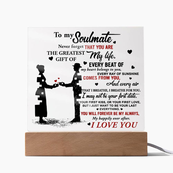 Soulmate-Breathe For You-Acrylic Square Plaque