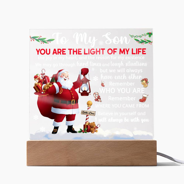 Son-The Light-Acrylic Acrylic Square Plaque