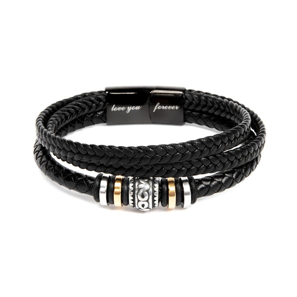 Eternal Love: Men's Leather Bracelet - Your Last Everything