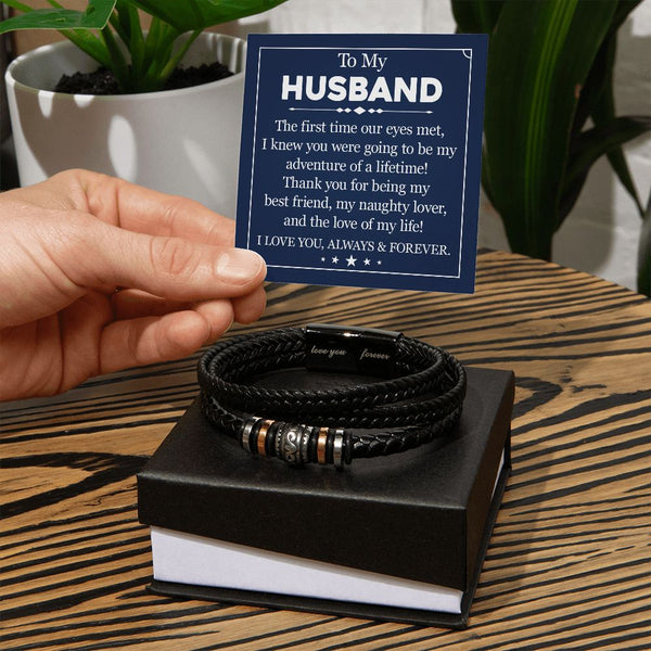 Adventure of a Lifetime: Men's Bracelet for "My Naughty Lover"