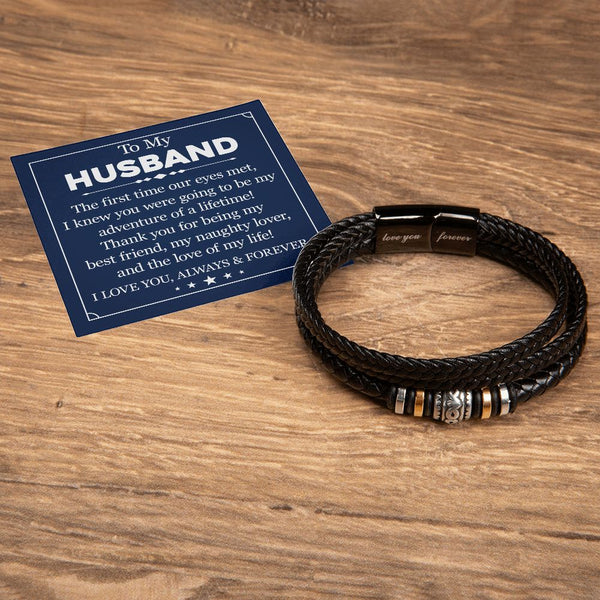 Adventure of a Lifetime: Men's Bracelet for "My Naughty Lover"