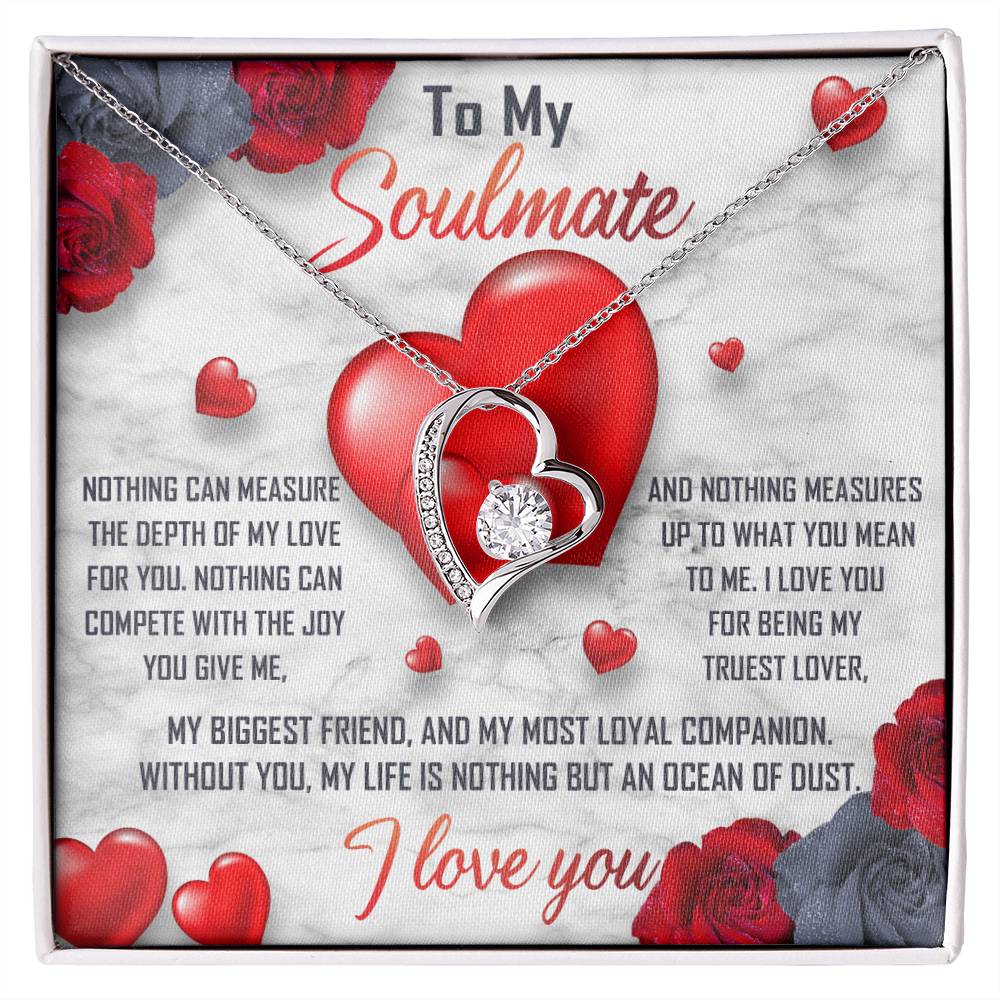 Soulmate-My Truest Lover Forever Love Pendant Necklace