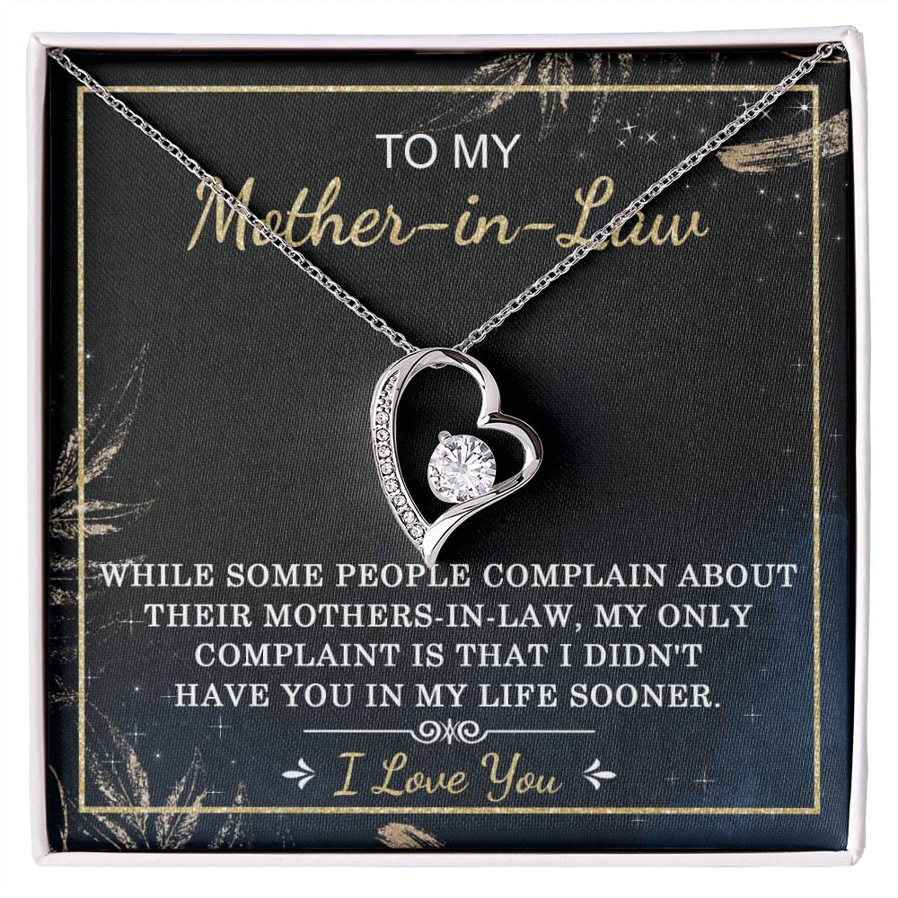 Mother-In-Law-In My Life Forever Love Pendant Necklace