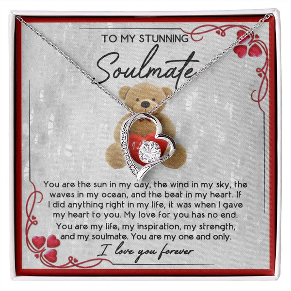 Soulmate-In My Heart 2 Forever Love Pendant Necklace