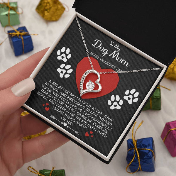 Dog Mom-Hard To Find Forever Love Pendant Necklace