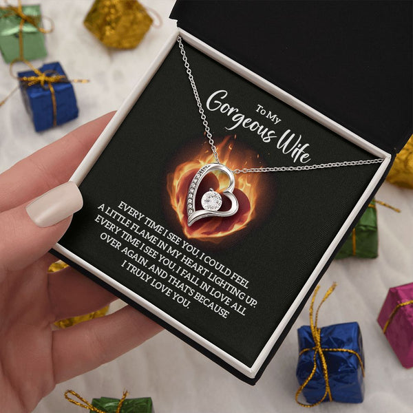 Forever Love: Necklace for Wife - Igniting Flames of Affection