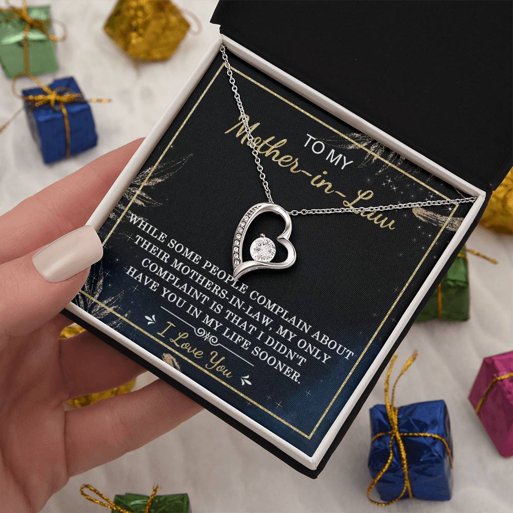 Mother-In-Law-In My Life Forever Love Pendant Necklace