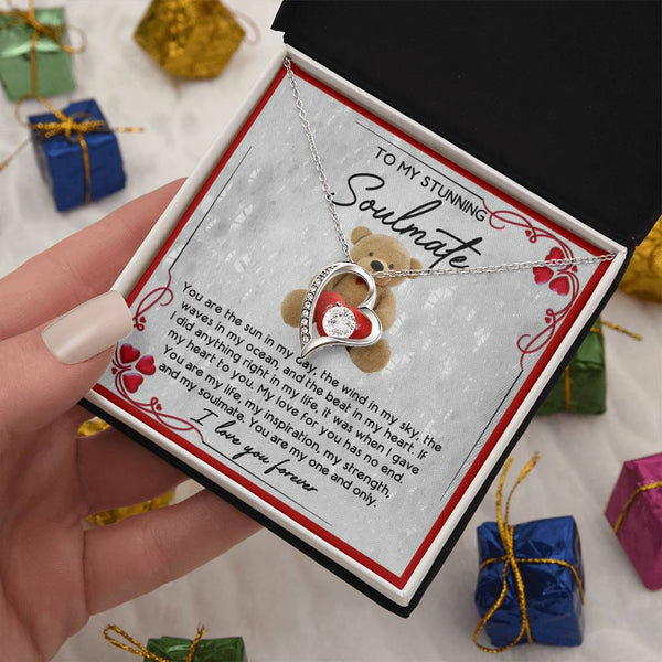 Soulmate-In My Heart 2 Forever Love Pendant Necklace