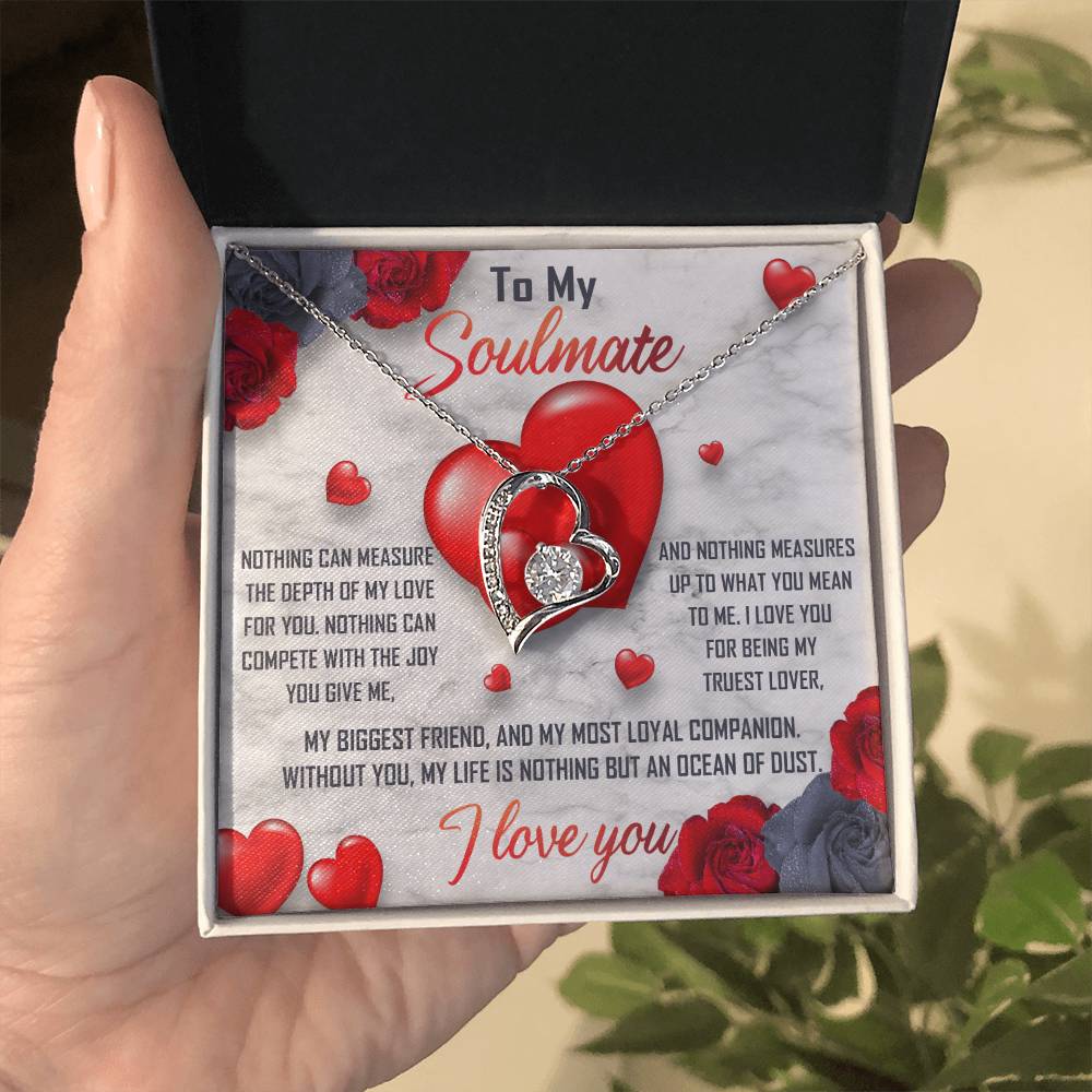 Soulmate-My Truest Lover Forever Love Pendant Necklace