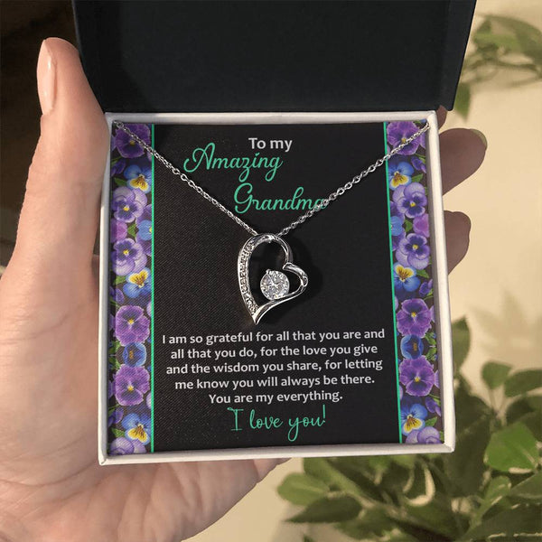 Grandma-My Everything Forever Love Pendant Necklace