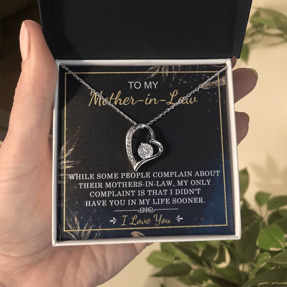 Mother-In-Law-In My Life Forever Love Pendant Necklace