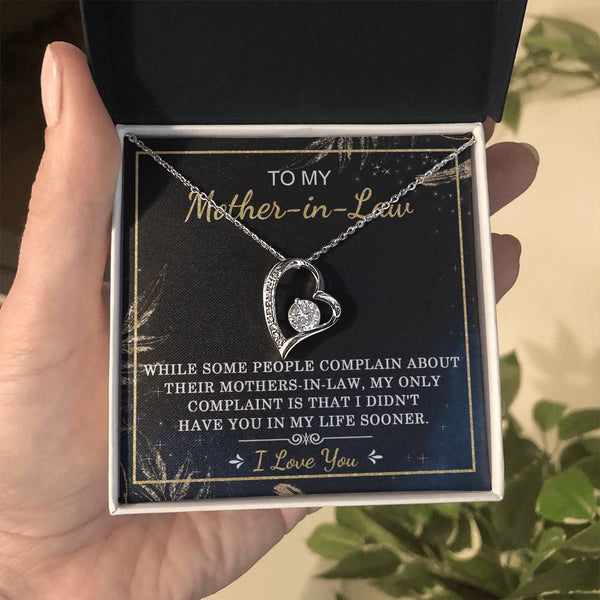 Mother-In-Law-In My Life Forever Love Pendant Necklace