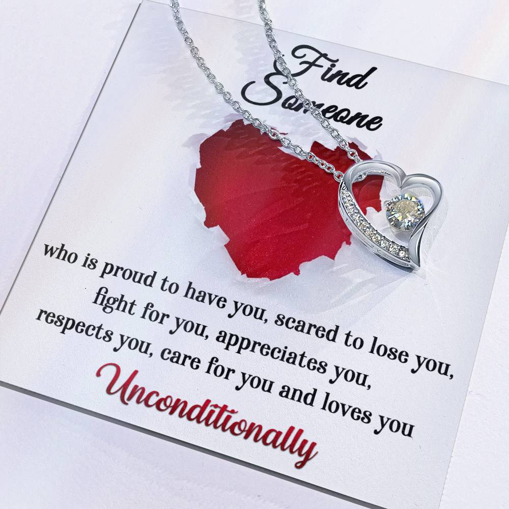 Find Someone Forever Love Pendant Necklace