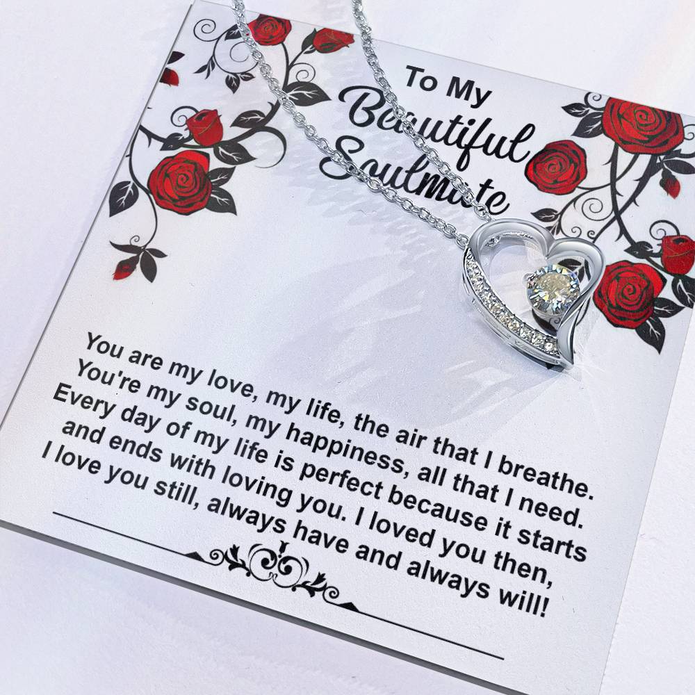 Soulmate-My Soul Forever Love Pendant Necklace