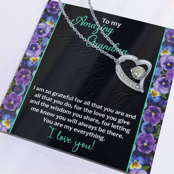 Grandma-My Everything Forever Love Pendant Necklace