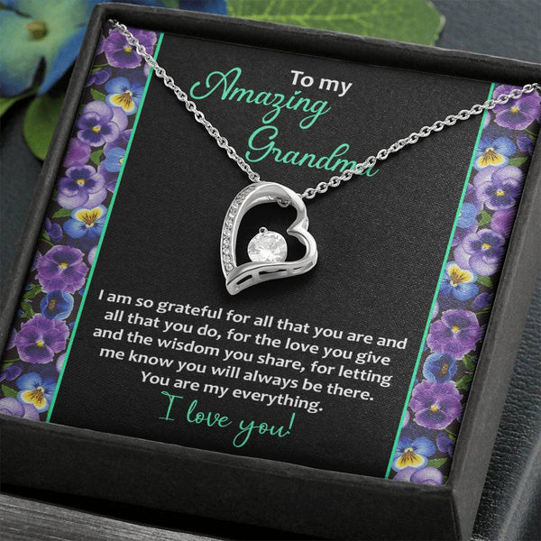 Grandma-My Everything Forever Love Pendant Necklace