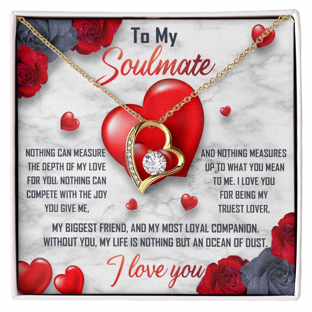 Soulmate-My Truest Lover Forever Love Pendant Necklace