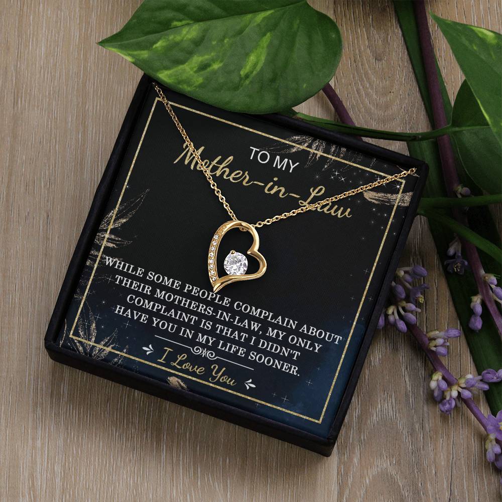 Mother-In-Law-In My Life Forever Love Pendant Necklace
