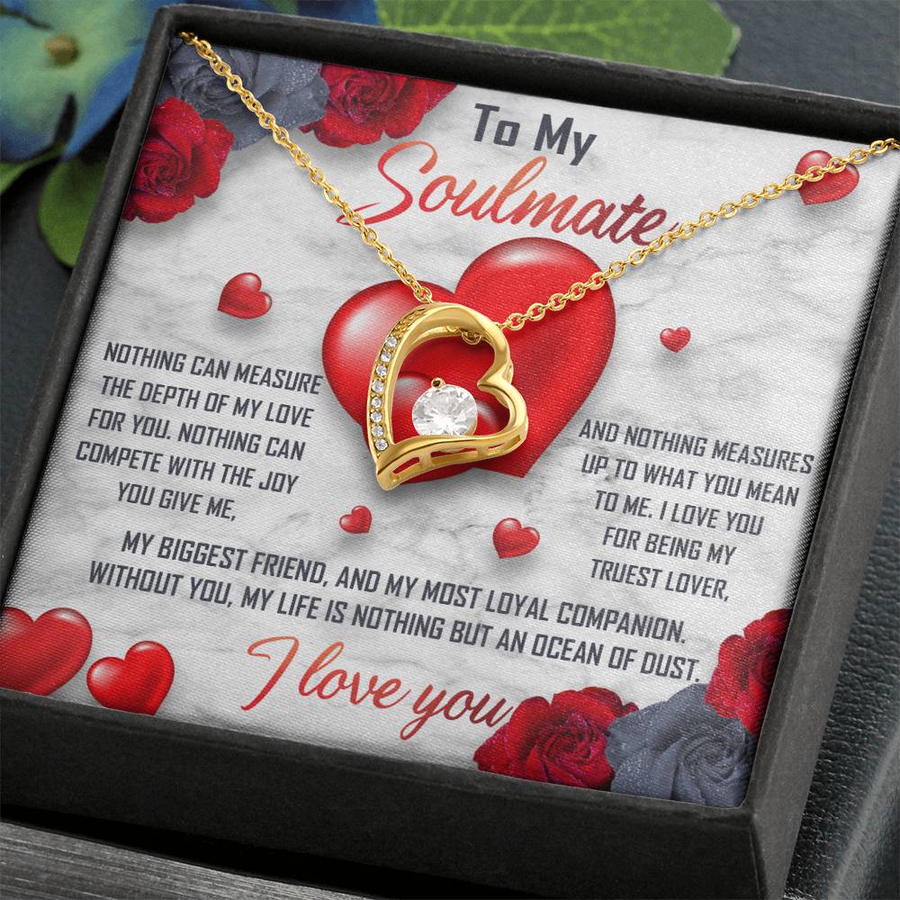 Soulmate-My Truest Lover Forever Love Pendant Necklace