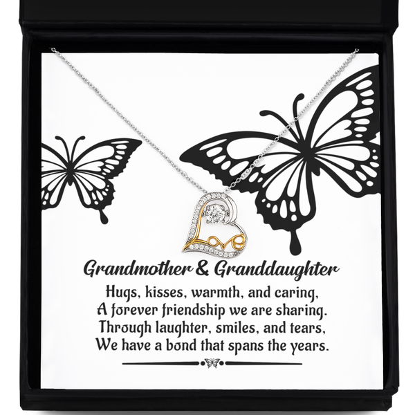 Grandma Granddaughter-A Bond - Dancing Love Necklace