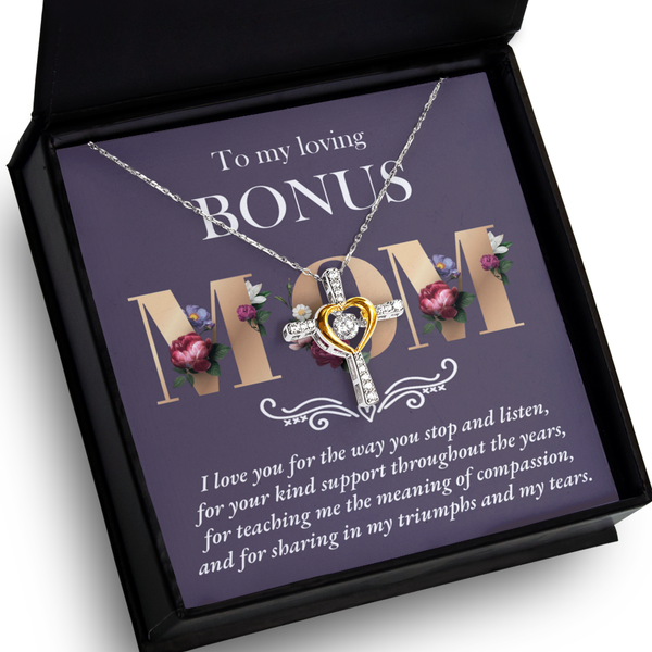 Bonus Mom-Throughout The Years - Cross Necklace