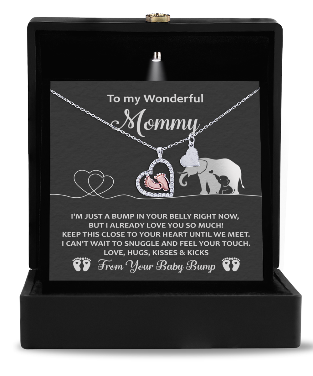 GB-Mama To Be-Until We Meet - Baby Feet Necklace