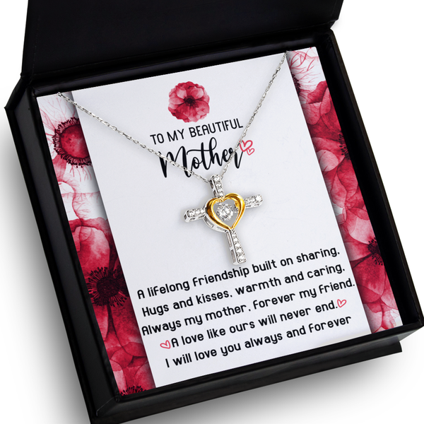 Mom-Will Never End-GB - Dancing Cross Necklace