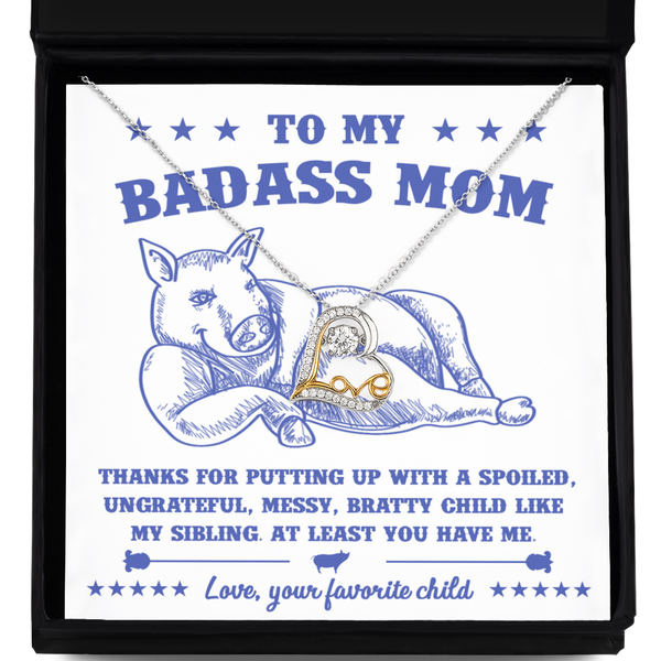 Mom-You Have Me - Dancing Cross Necklace