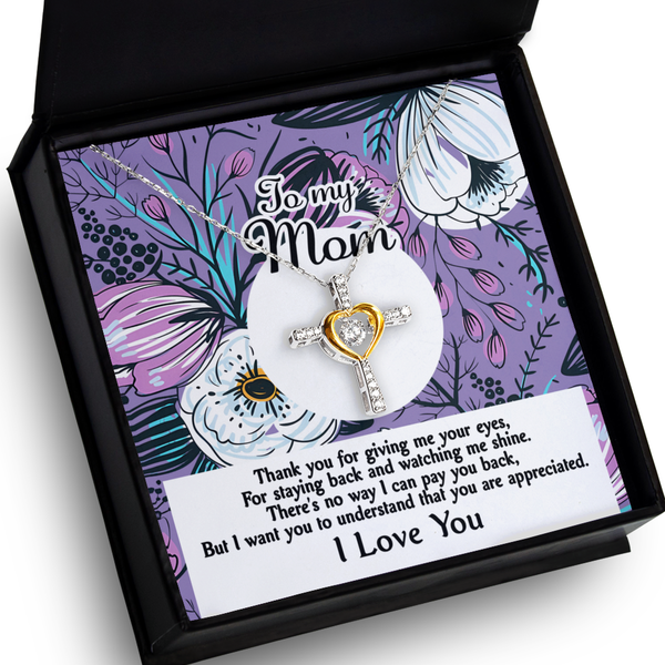 Mom-You Are Appreciated - Dancing Cross Necklace