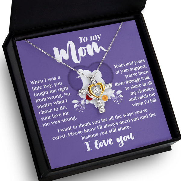 Mom-Ways You've Cared(Boy) - Dancing Heart Necklace