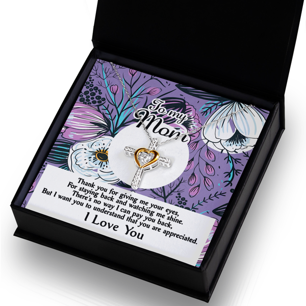 Mom-You Are Appreciated - Dancing Cross Necklace