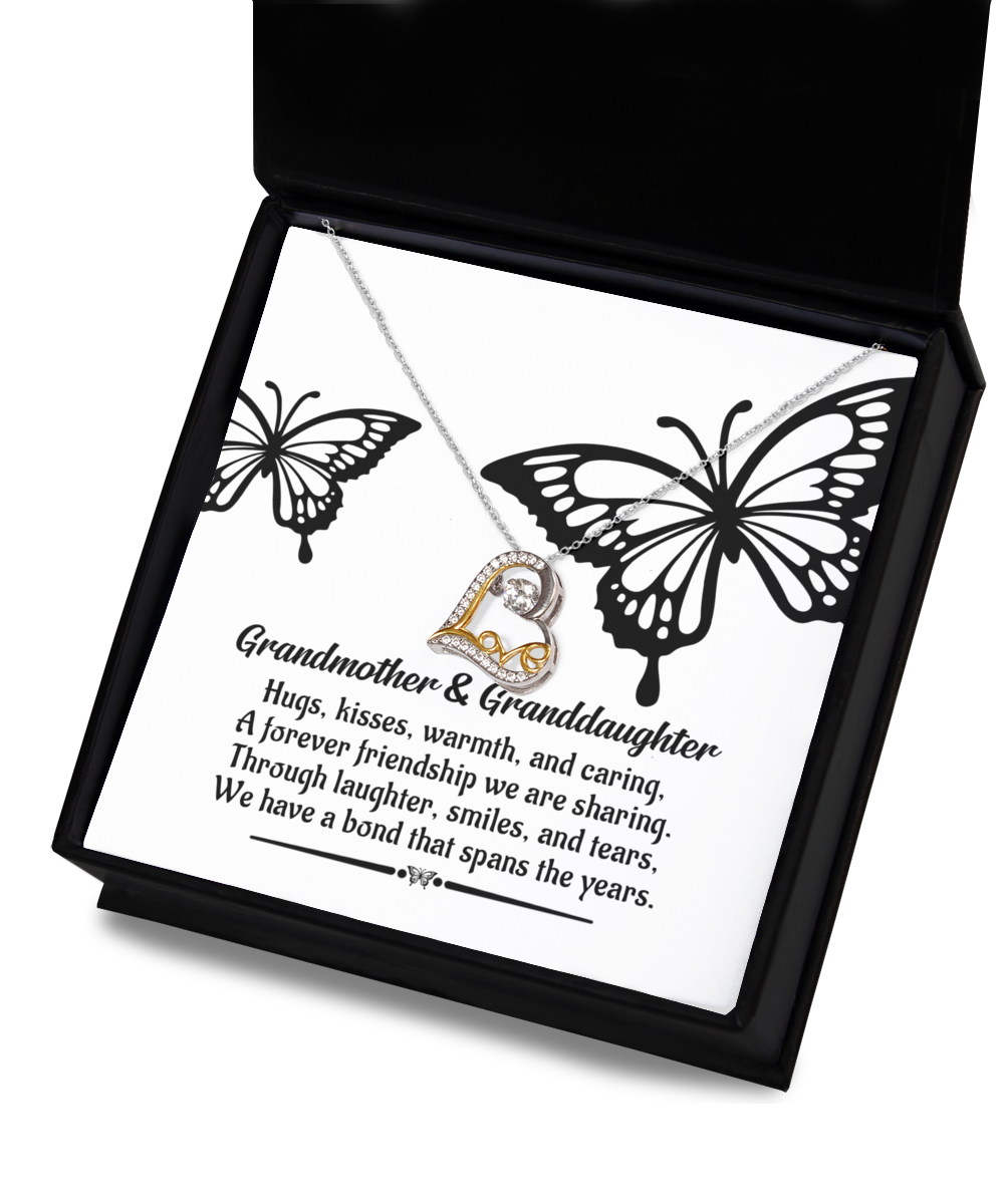 Grandma Granddaughter-A Bond - Dancing Love Necklace