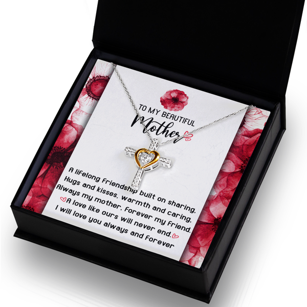 Mom-Will Never End-GB - Dancing Cross Necklace