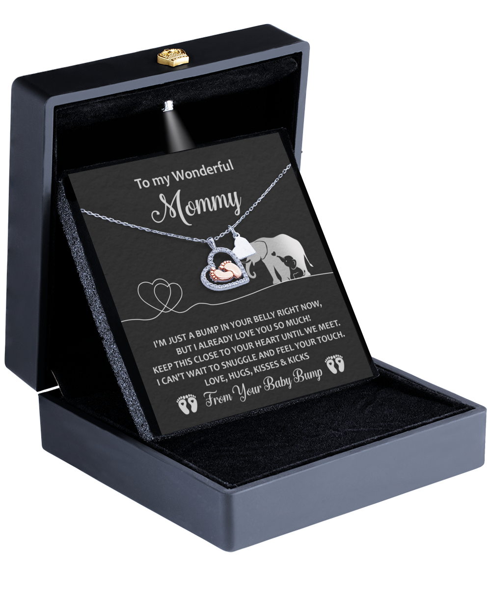 GB-Mama To Be-Until We Meet - Baby Feet Necklace