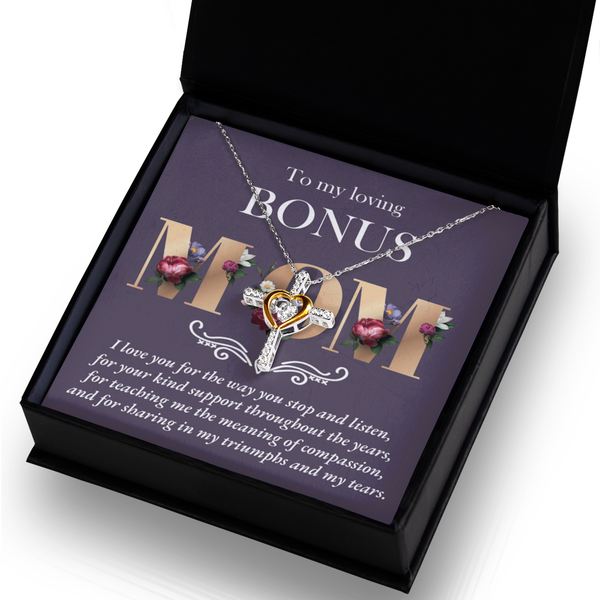 Bonus Mom-Throughout The Years - Cross Necklace