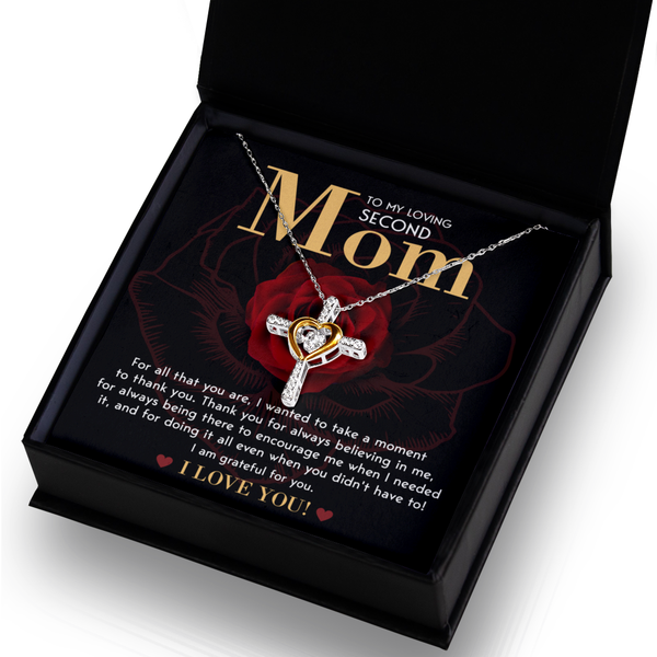 Second Mom-Grateful For You - Cross Dancing Necklace