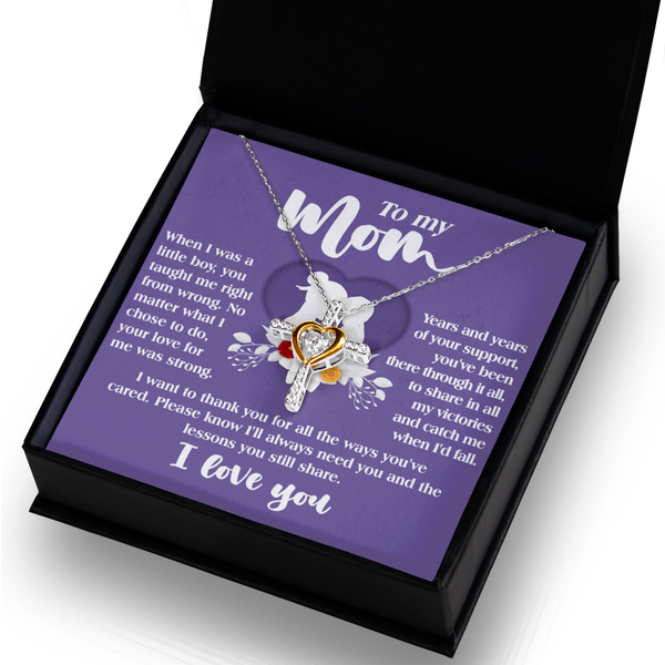 Mom-Ways You've Cared(Boy) - Dancing Heart Necklace