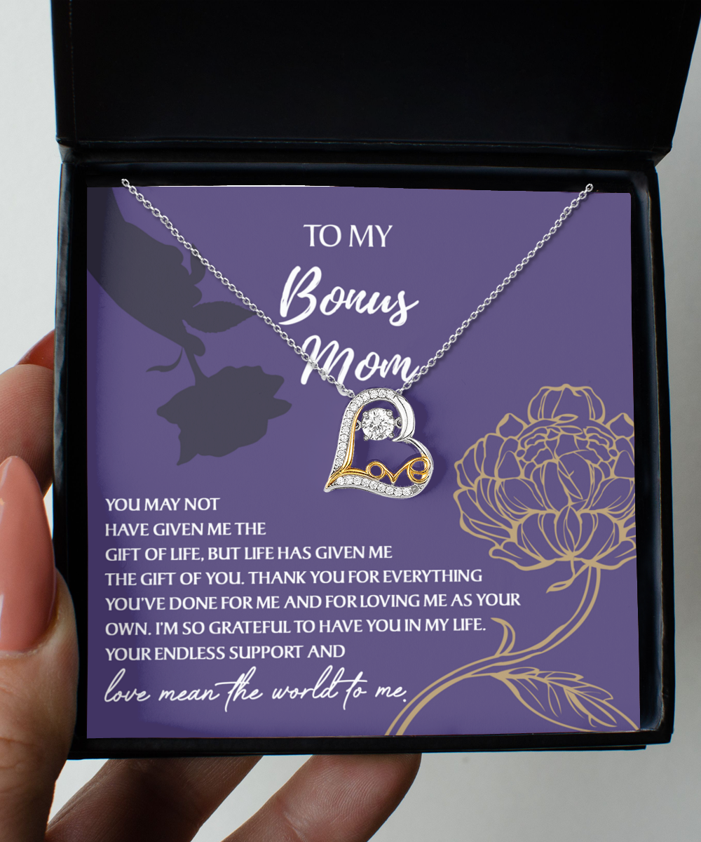 Bonus Mom-Endless Support - Dancing Love Necklace