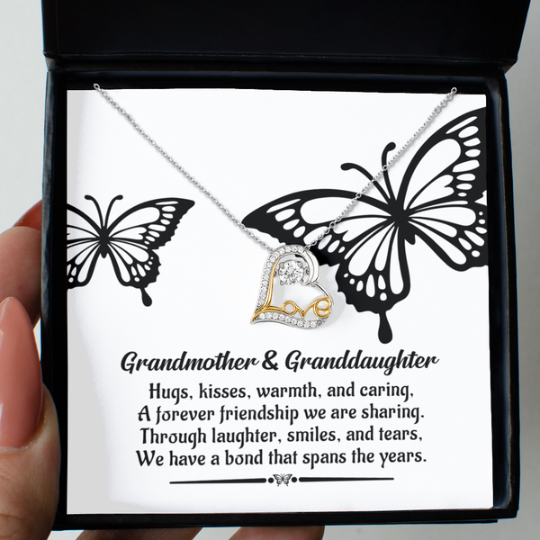 Grandma Granddaughter-A Bond - Dancing Love Necklace