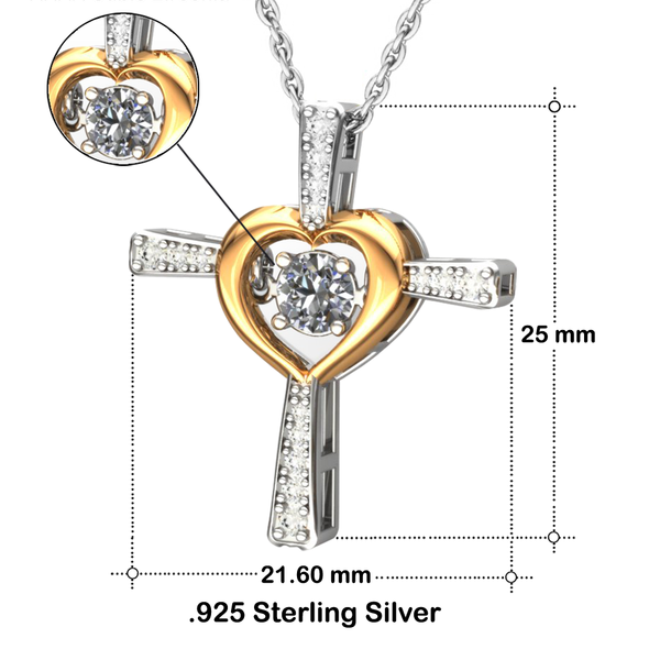 Mother-In-Law-You're Amazing - Cross Dancing Necklace