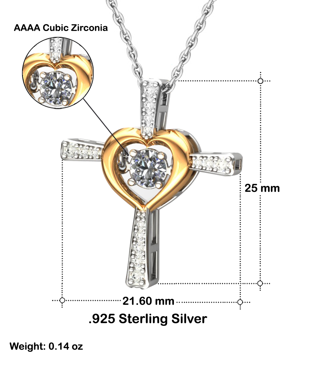 Wife-Happy Mother's Day - Cross Dancing Necklace