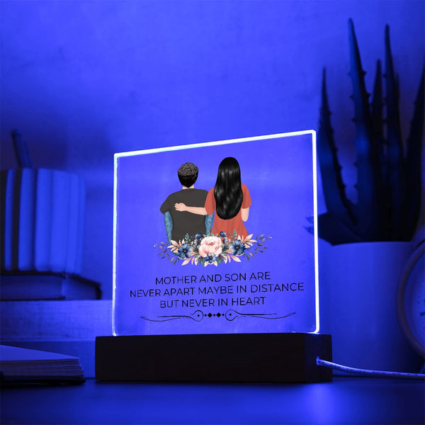 Mother and Son Never Apart Acrylic Plaque