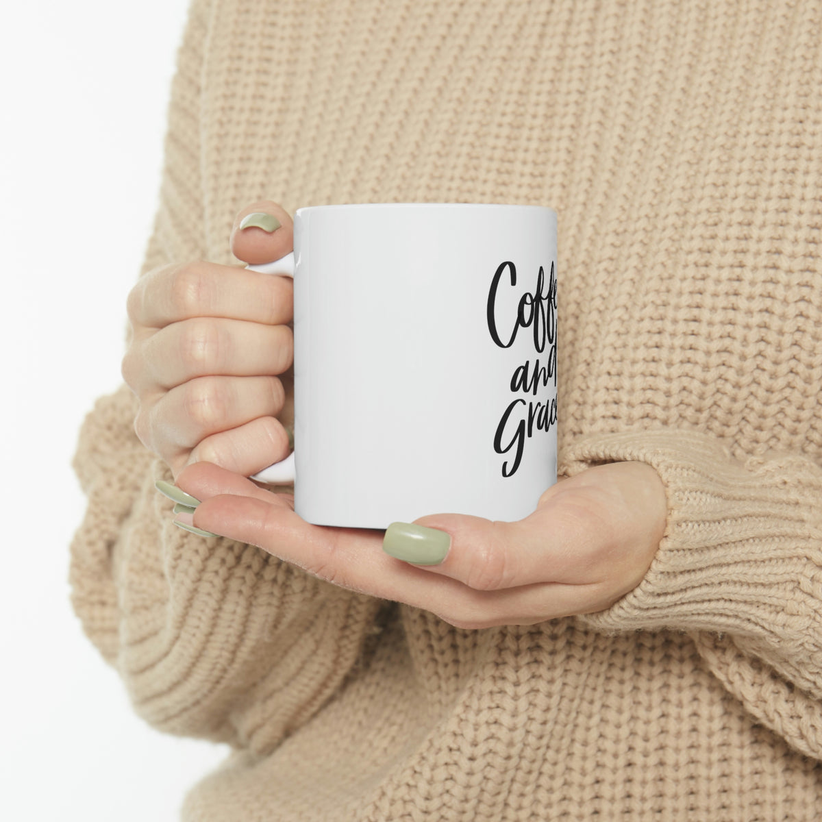 Coffee and Grace Ceramic Mug 11oz