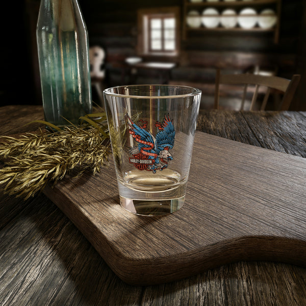 Harley Davidson Eagle Shot Glass, 1.5oz