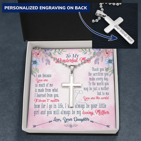 Personalized Cross for Mom