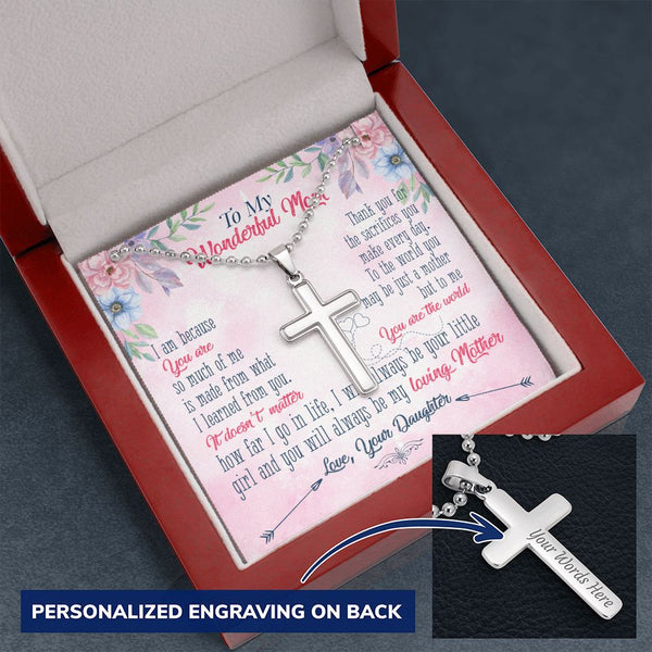 Personalized Cross for Mom
