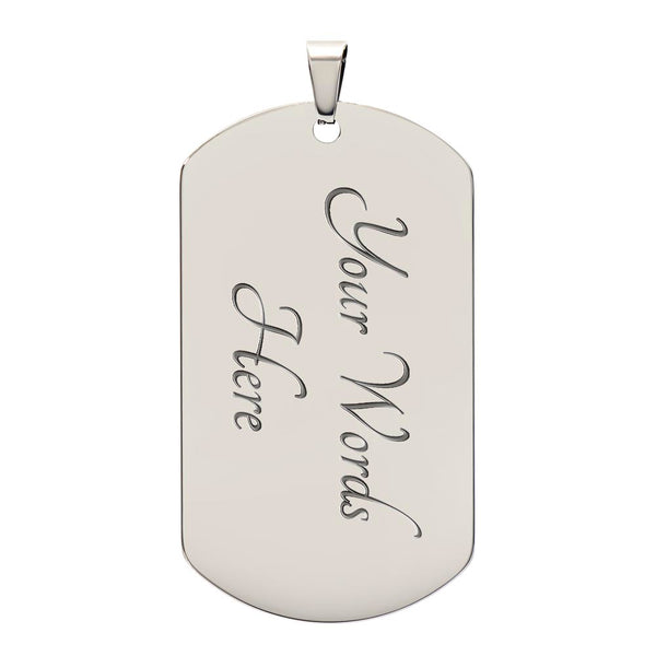 To the World's Best Dad - Dog Tag