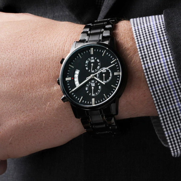 To Dad watch with your custom message