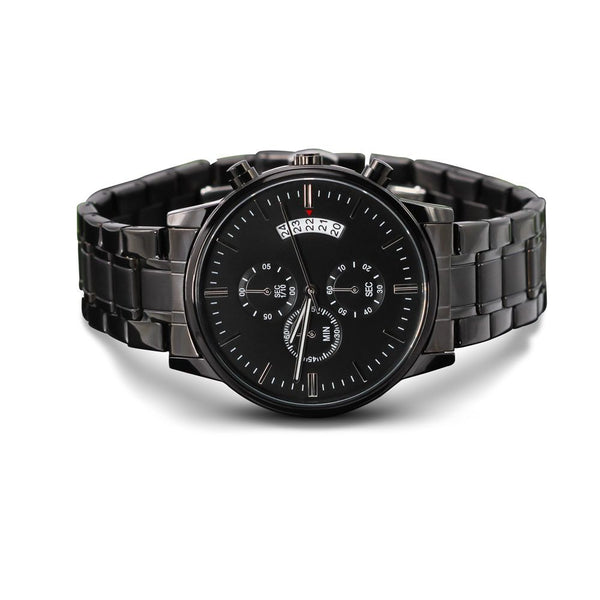 To Dad watch with your custom message